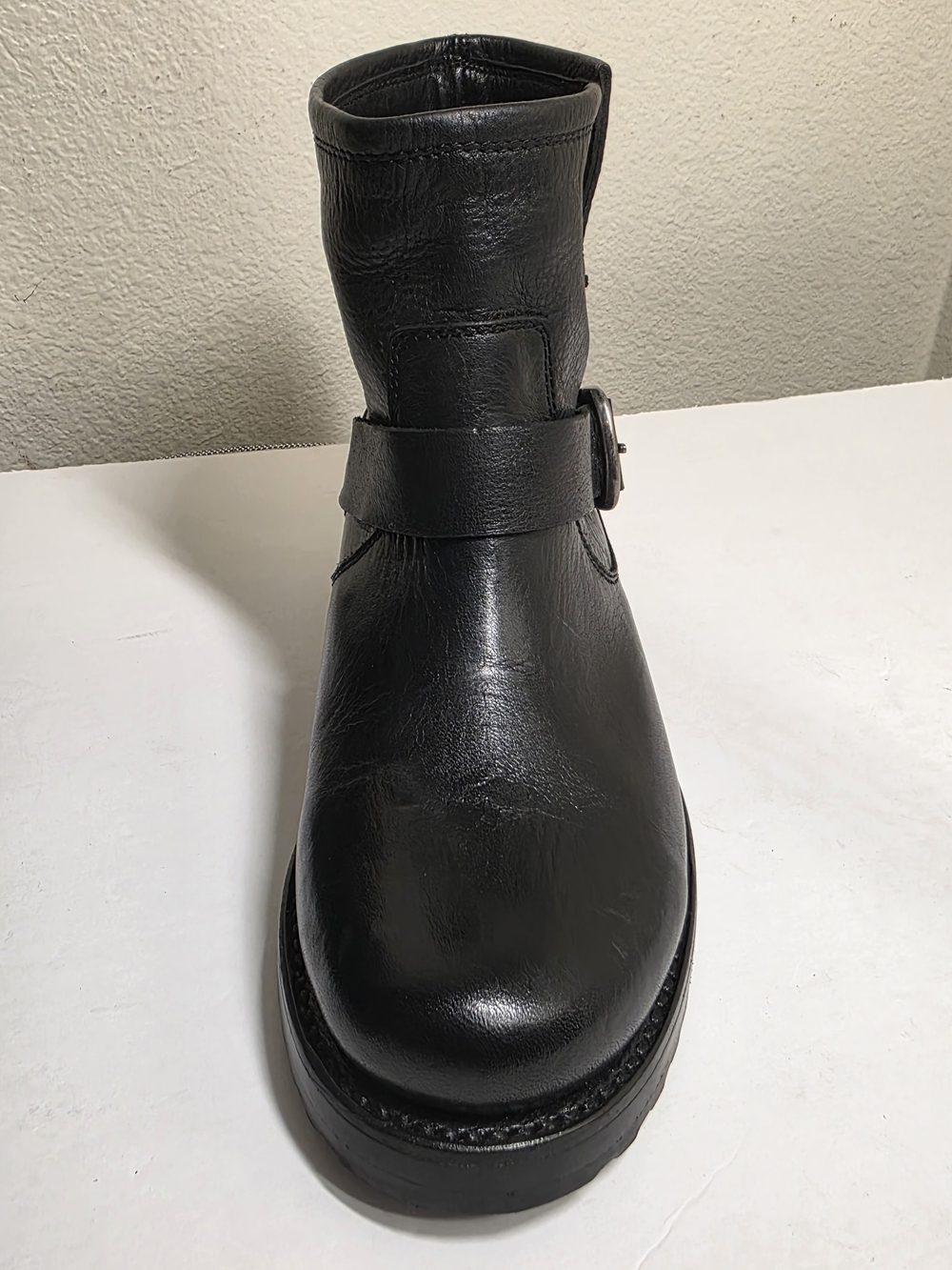 Frye Veronica Moto Bootie Women’s 6.5B Black Leather Harness Ankle Biker Boots - Picture 15 of 15